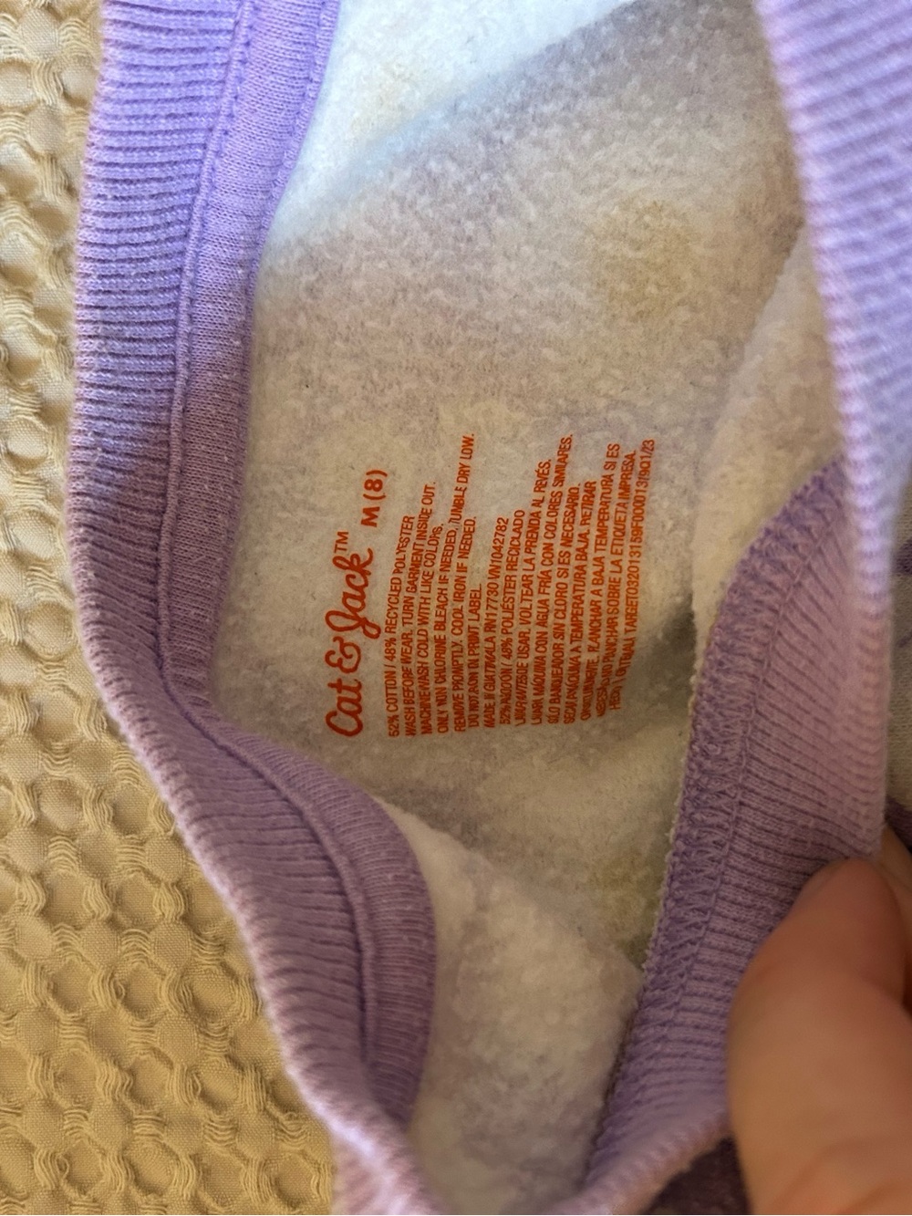 Cat & Jack Lavender Crewneck Women's Sweater